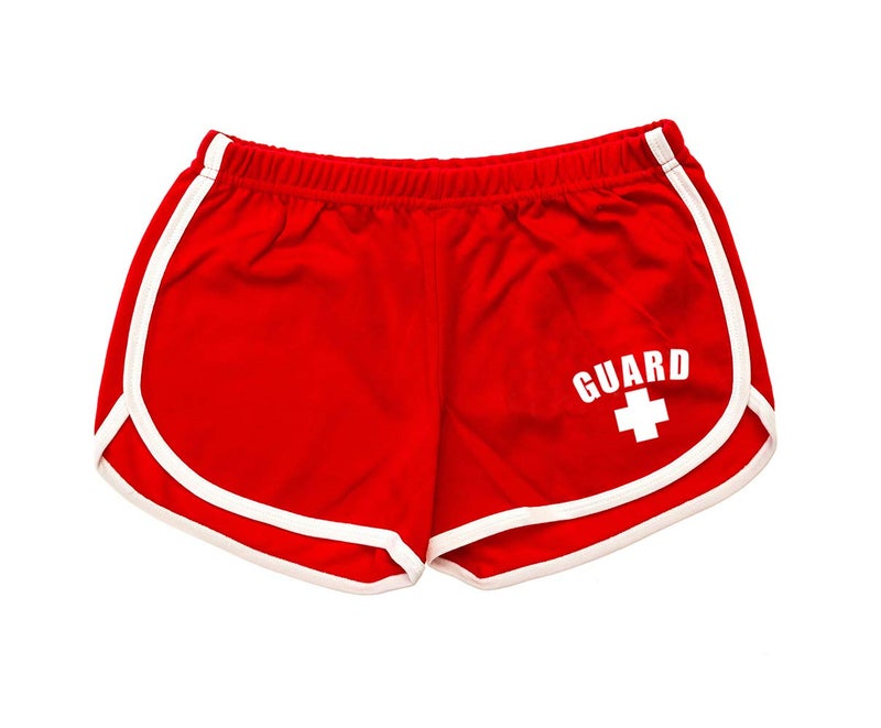 BLARIX Womens Guard Shorts (Red, Medium) - Image 1